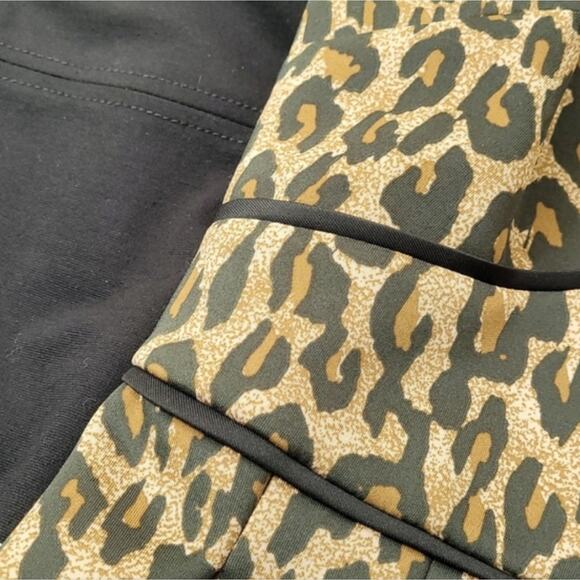 Taylor Brown & Black Leopard Print A-line Sleeveless Dress size 6 - Picture 8 of 13